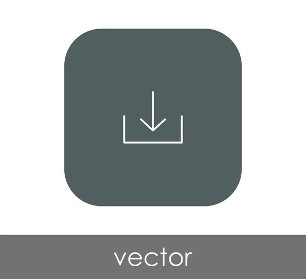 Diseño Ilustración Vectorial Del Icono Flecha — Vector de stock