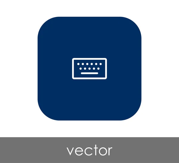 Illustration Vectorielle Icône Clavier — Image vectorielle