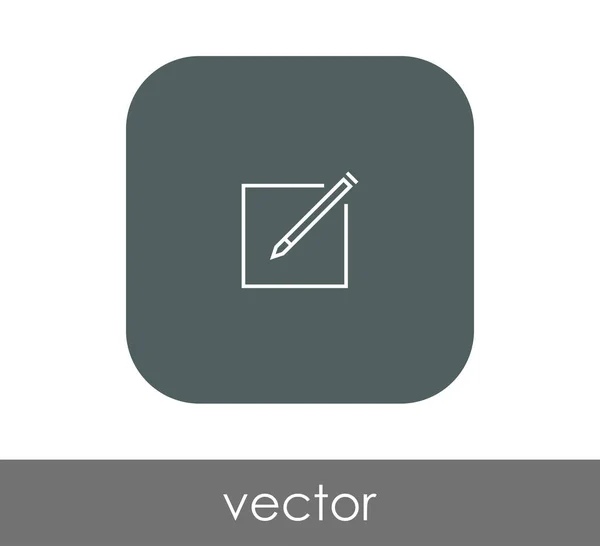 Vector Illustratie Ontwerp Van Concept Pictogram Bewerken — Stockvector