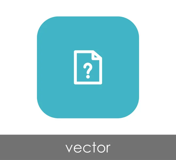 Documento web icono — Vector de stock