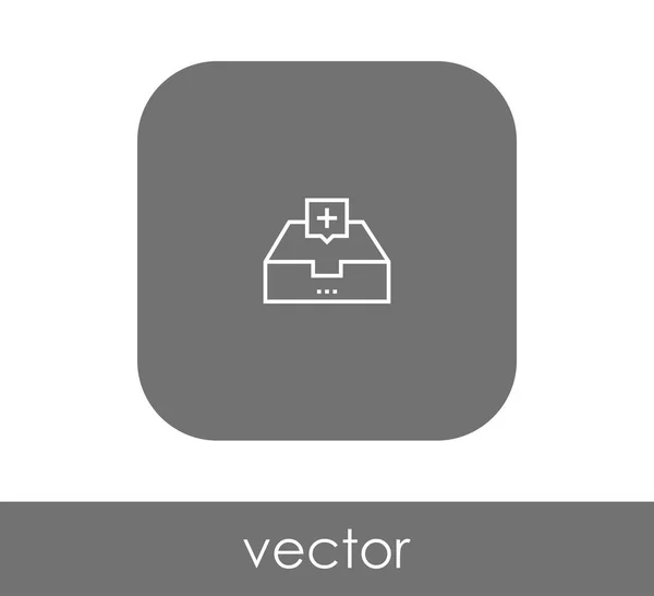 Archief pictogram — Stockvector