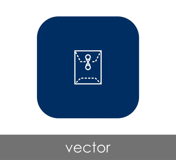 Pictogram Van Envelop Voor Webdesign Applicaties — Stockvector