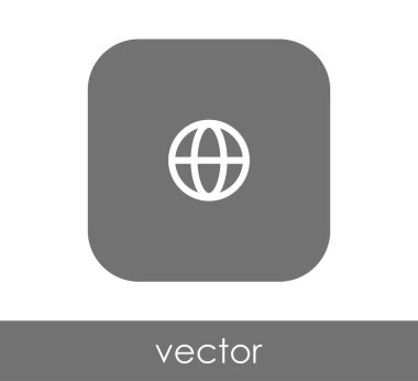 kare simge, vektör çizim