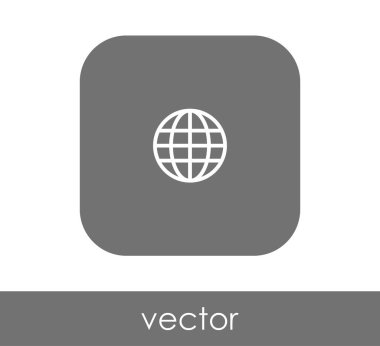 kare simge, vektör çizim