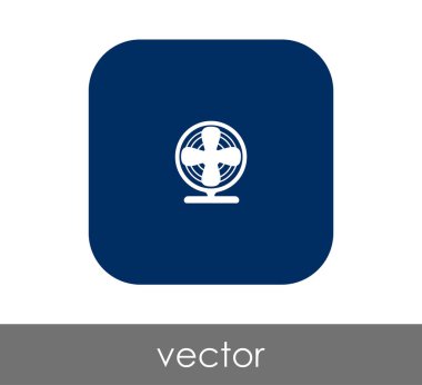 fan simge, sembol, vektör çizim 