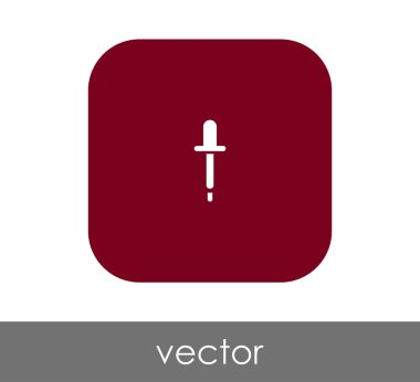 Bırakıcı simgesi vektör illüstrasyonu