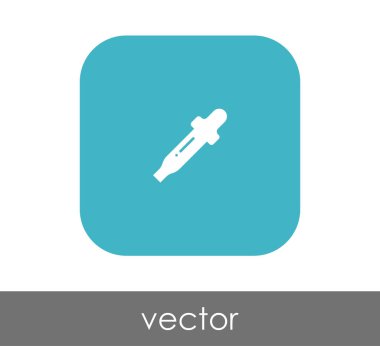 Bırakıcı simgesi vektör illüstrasyonu