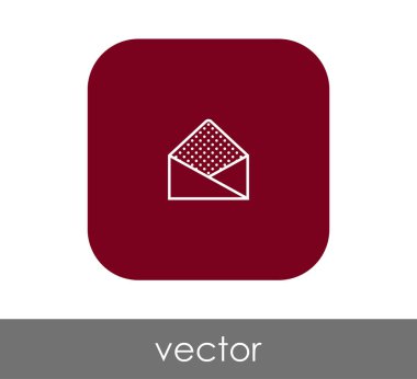 web tasarım ve uygulamalar için zarf simgesi