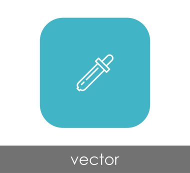 Bırakıcı simgesi vektör illüstrasyonu