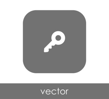 ev anahtar simgesi, vektör çizim