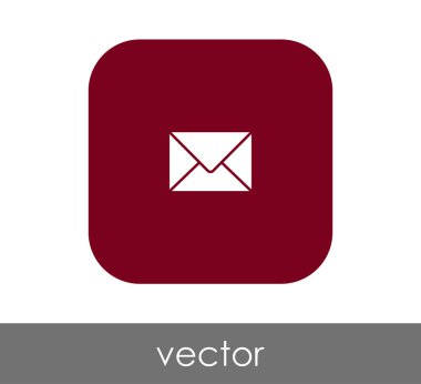 zarf simgesi, işaret, vektör çizim 