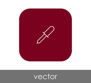 Bırakıcı simgesi vektör illüstrasyonu