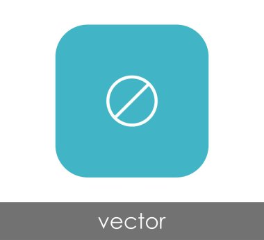 Yasak işareti simgesi