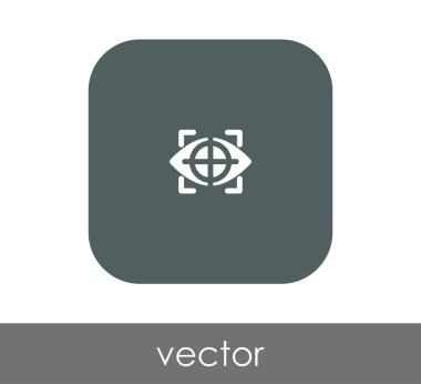 göz simgesini, sembol, vektör çizim