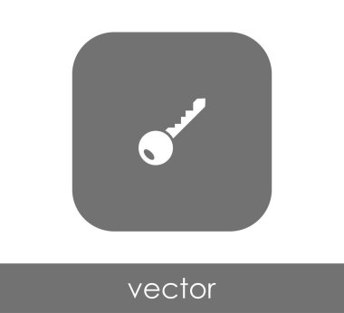 ev anahtar simgesi, vektör çizim