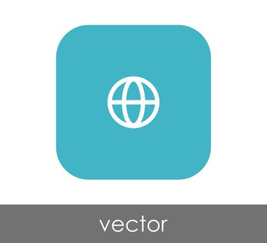 kare simge, vektör çizim