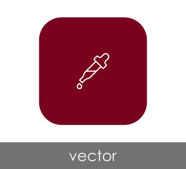 Bırakıcı simgesi vektör illüstrasyonu