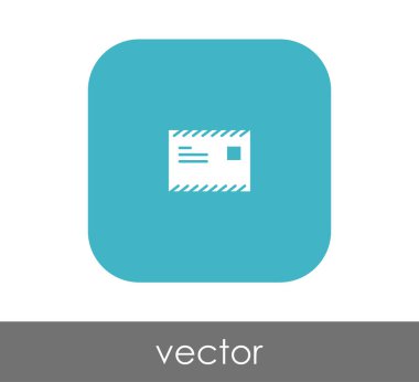 web tasarım ve uygulamalar için zarf simgesi