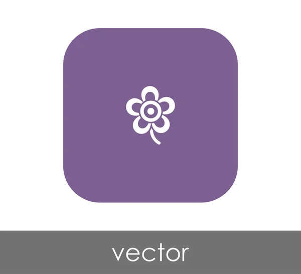 Blume Web-Symbol — Stockvektor