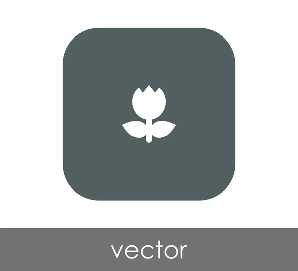 Blume Web-Symbol — Stockvektor