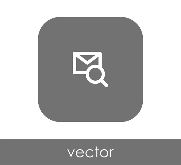 Suche E-Mail-Symbol — Stockvektor