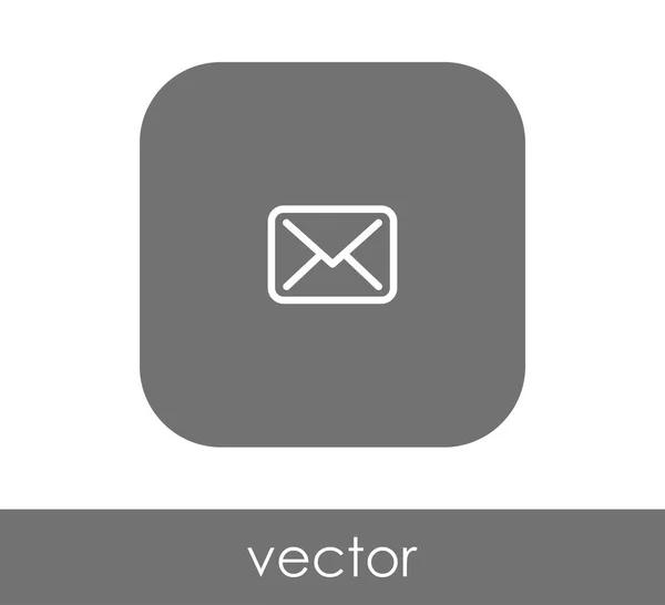 Значок Конверта Знак Векторная Иллюстрация — стоковый вектор