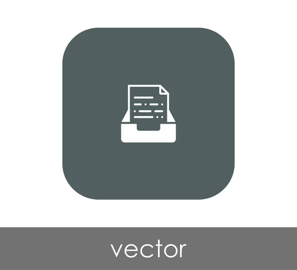 Icono de archivo — Vector de stock