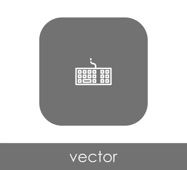 Ícone Teclado Ilustração Vetorial — Vetor de Stock