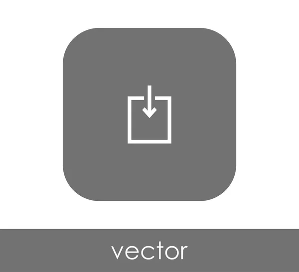 Diseño Ilustración Vectorial Del Icono Flecha — Vector de stock