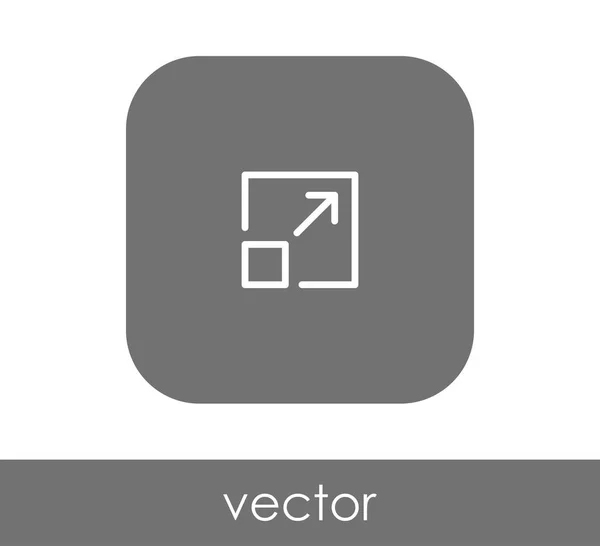 Vouw Het Pictogram Ondertekenen Vectorillustratie — Stockvector