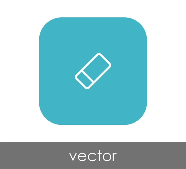 Eraser icon — Stock Vector