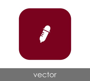 Bırakıcı simgesi vektör illüstrasyonu