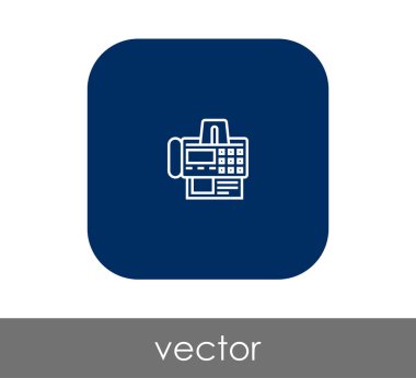 Faks makinesi simgesi