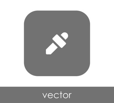 Bırakıcı simgesi vektör illüstrasyonu