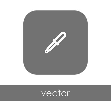 Bırakıcı simgesi vektör illüstrasyonu