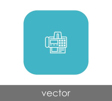 Faks makinesi simgesi