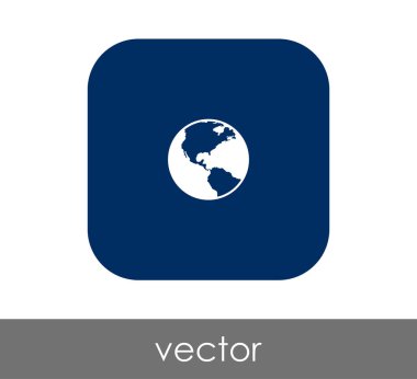 kare simge, vektör çizim