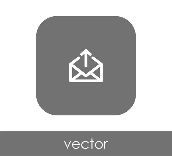 Enviar icono de correo electrónico — Vector de stock