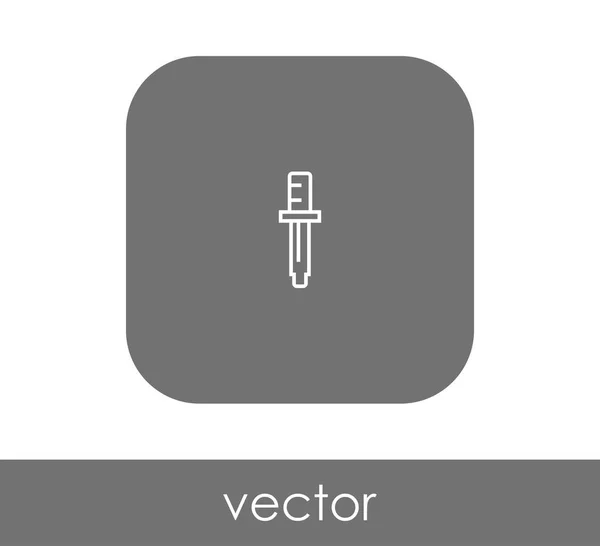 Pipette Symbol Vektor Illustration — Stockvektor