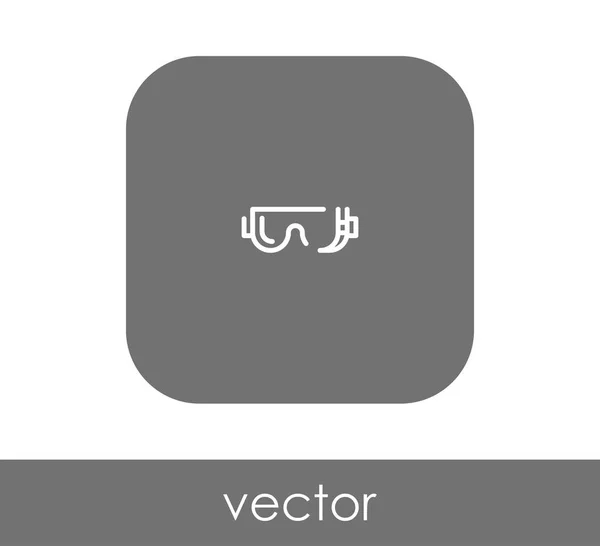 Eyeglasses Icon Vector Illustration — Stock Vector