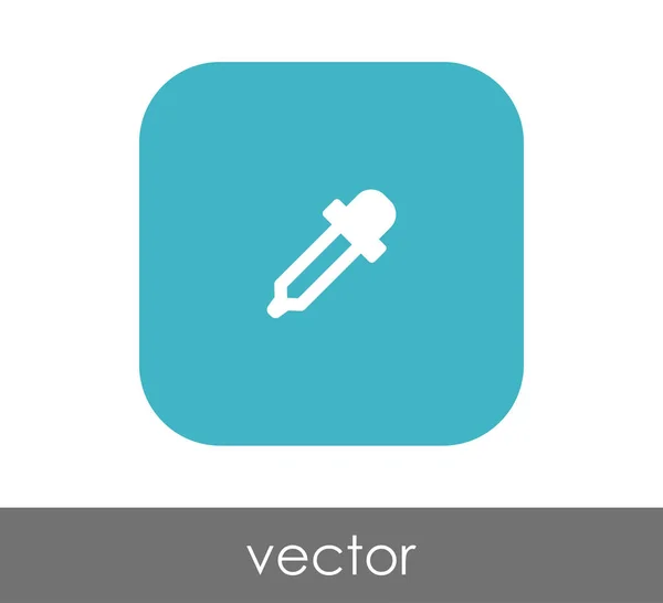 Pipette Symbol Vektor Illustration — Stockvektor