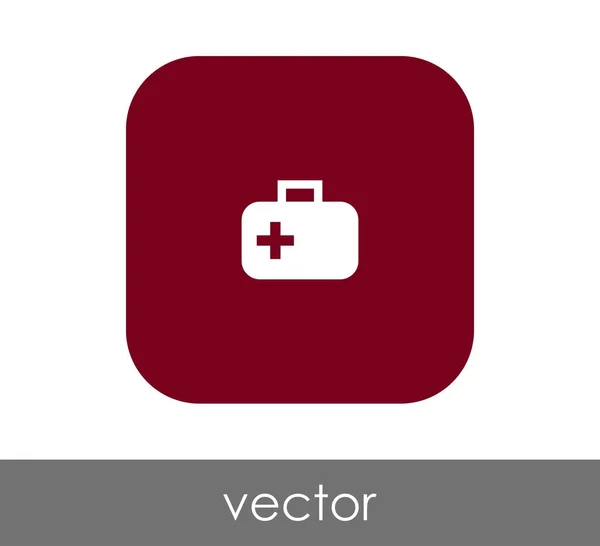 First aid kit icon — Stock Vector