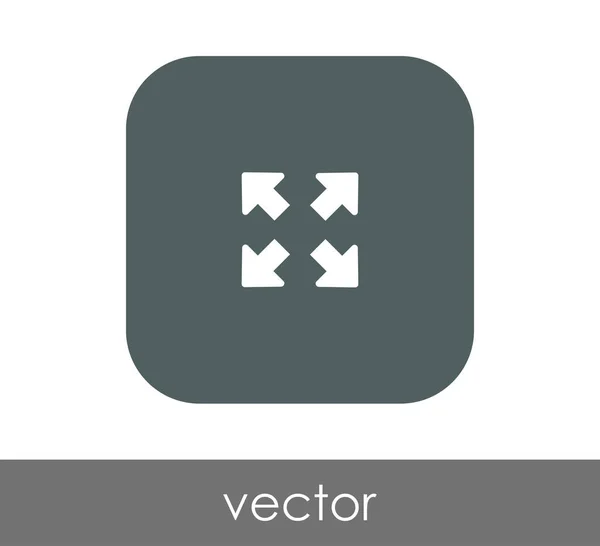 Icono de pantalla completa — Vector de stock