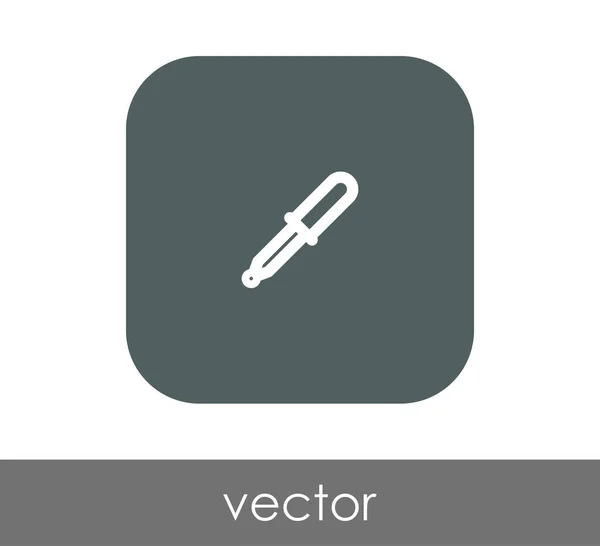 Pipette Symbol Vektor Illustration — Stockvektor