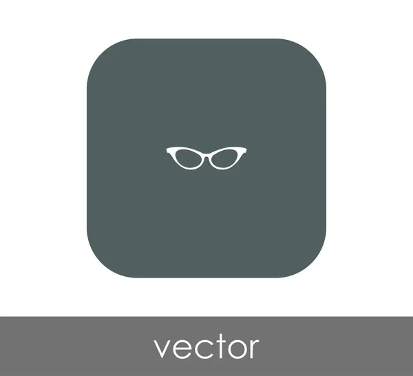 Eyeglasses Icon Vector Illustration — Stock Vector