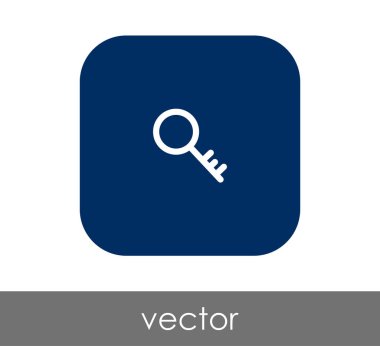 ev anahtar simgesi, vektör çizim