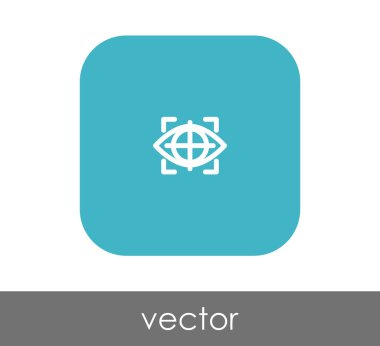 göz simgesini, sembol, vektör çizim