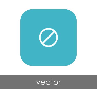 Yasak işareti simgesi