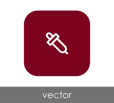 Bırakıcı simgesi vektör illüstrasyonu