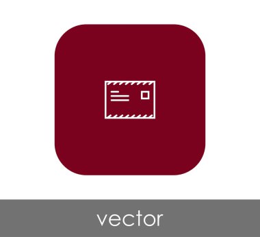 web tasarım ve uygulamalar için zarf simgesi